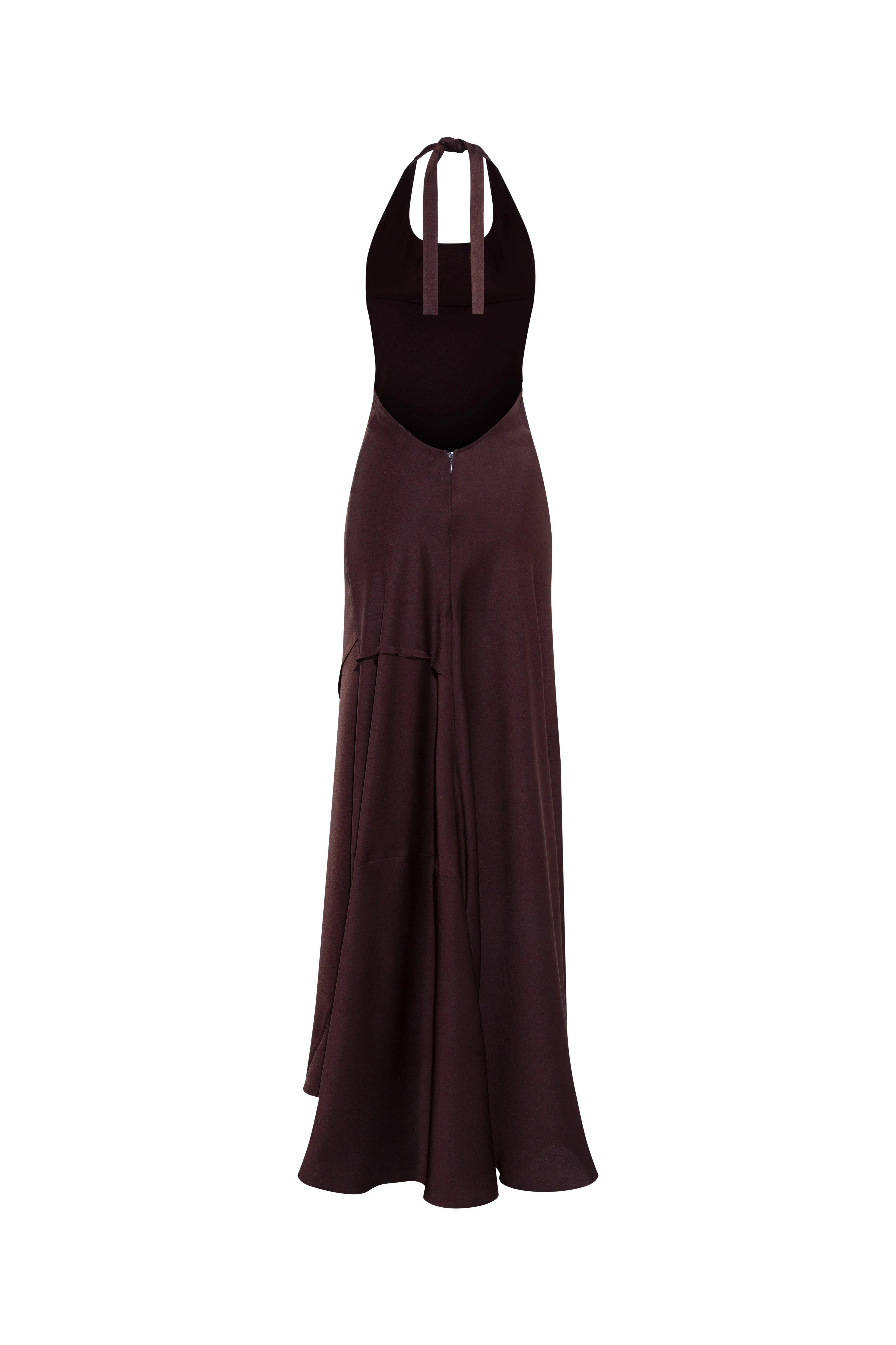 WELISE - Halterneck panelled satin maxi dress sold by Siedres product image thumbnail 5