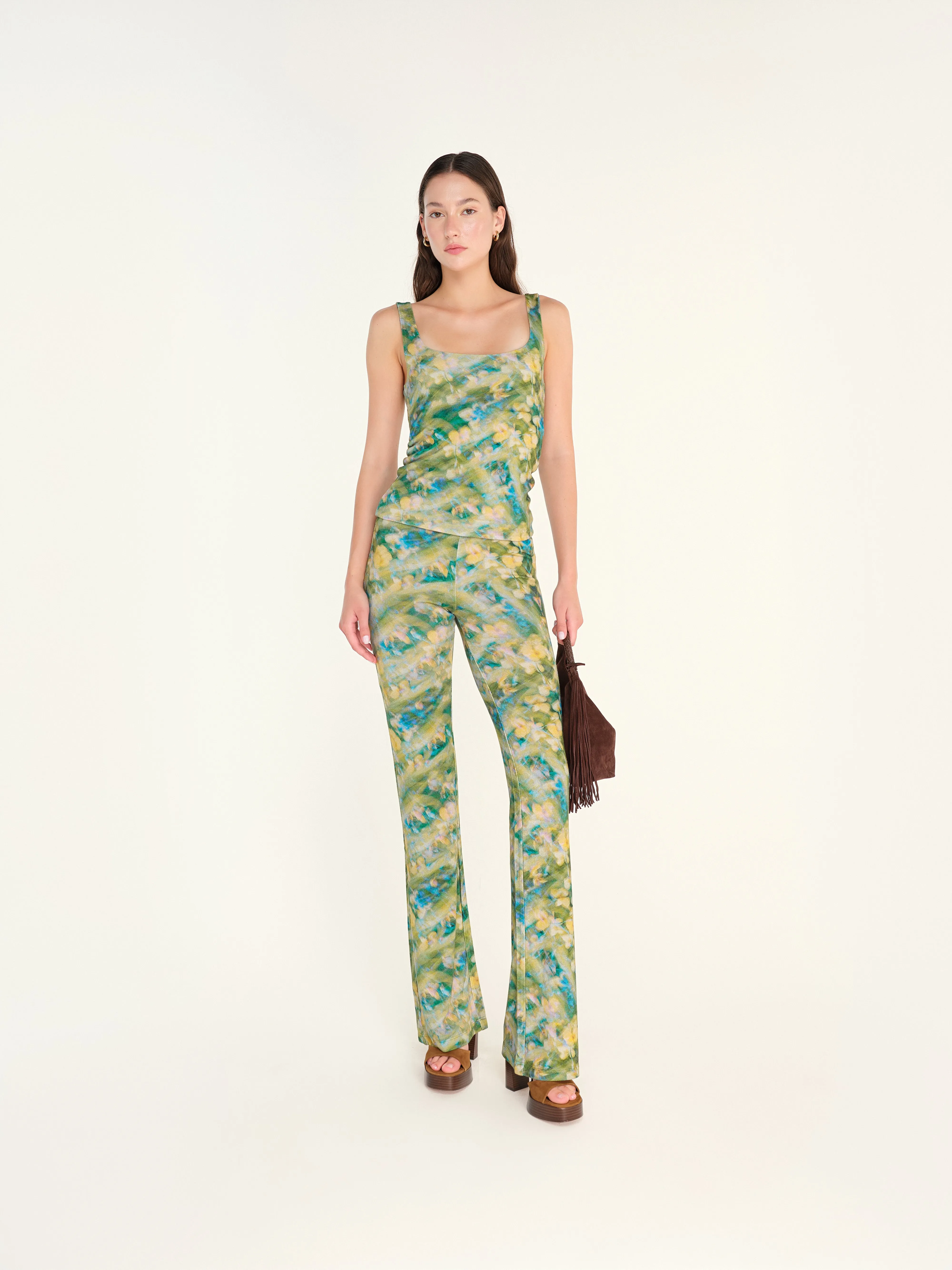 CALI - Floral printed tank top sold by Siedres