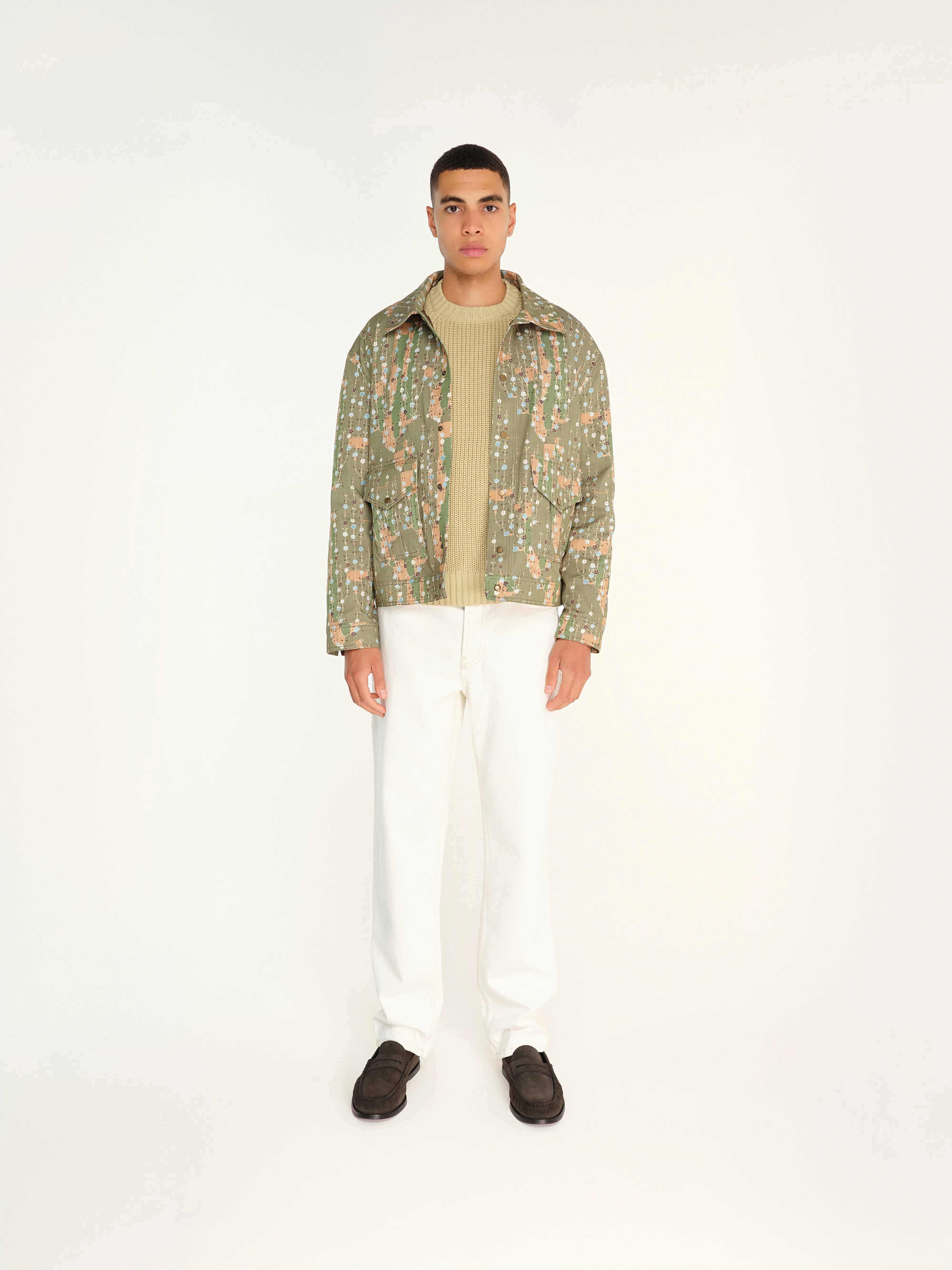 STEVE - Boxy-fit printed jacket sold by Siedres