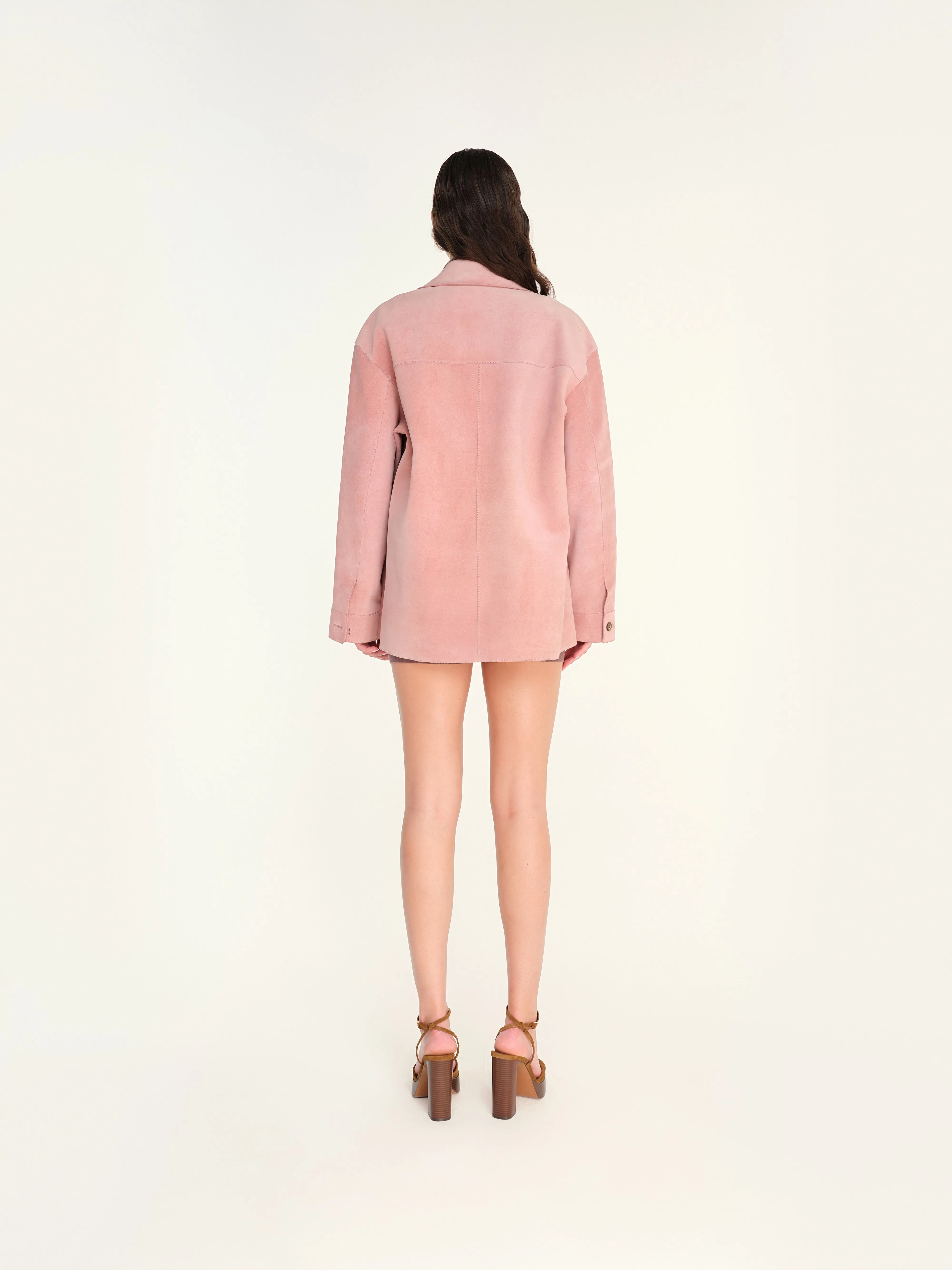 BIEN - Oversize suede leather blazer with pockets sold by Siedres product image thumbnail 3