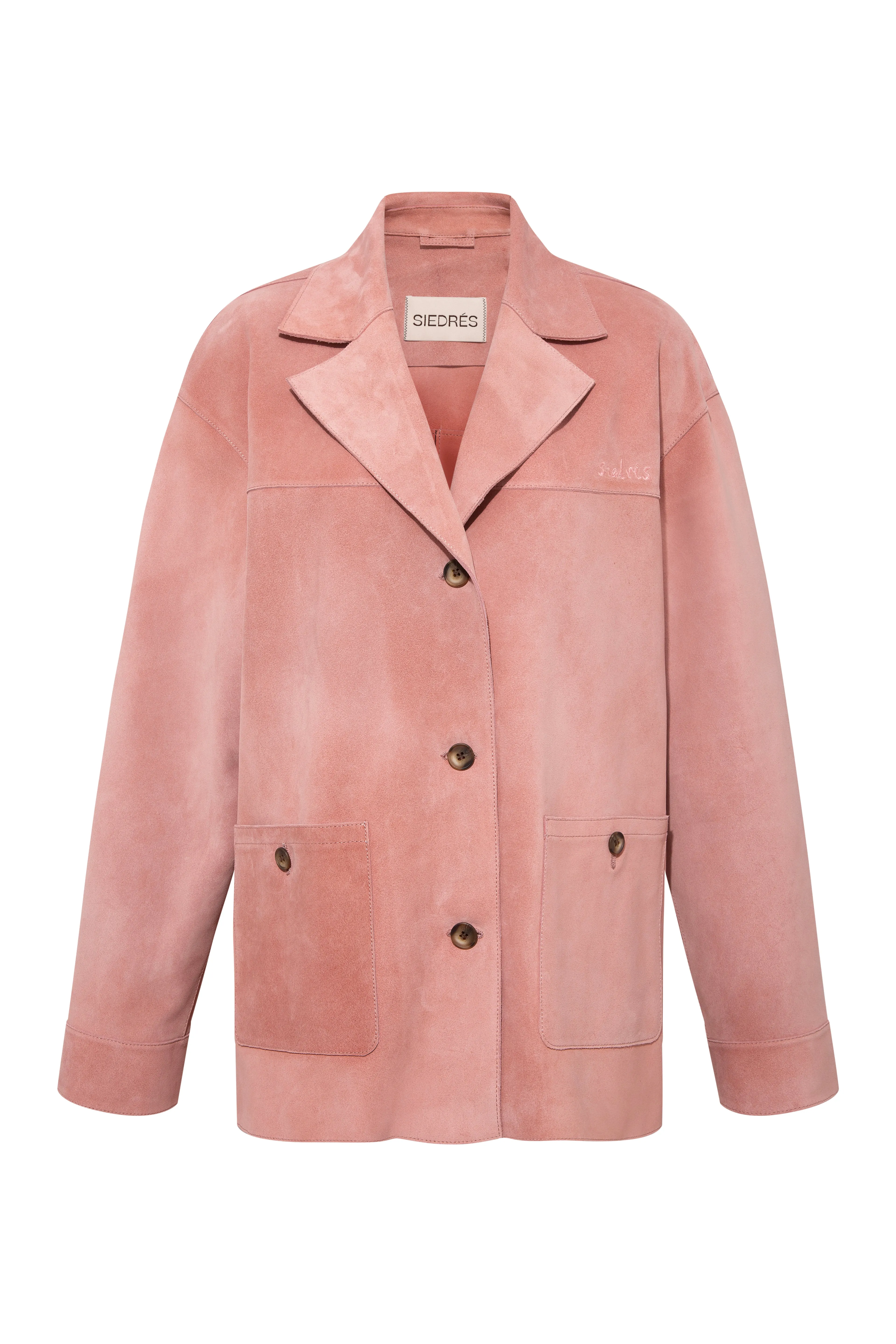 BIEN - Oversize suede leather blazer with pockets sold by Siedres product image thumbnail 4