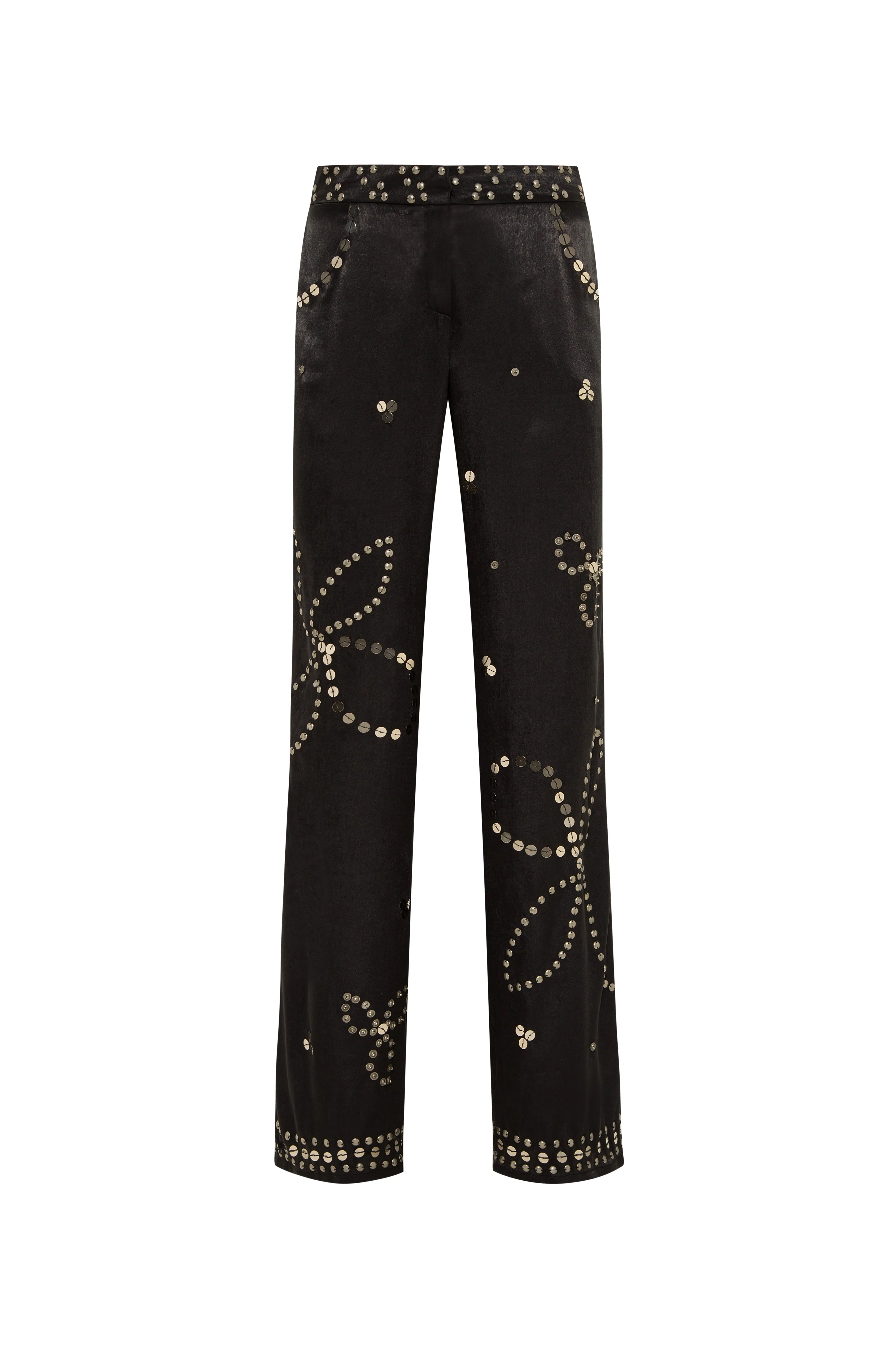 BRITY - Low-rise straight-leg embellished pants sold by Siedres product image thumbnail 4