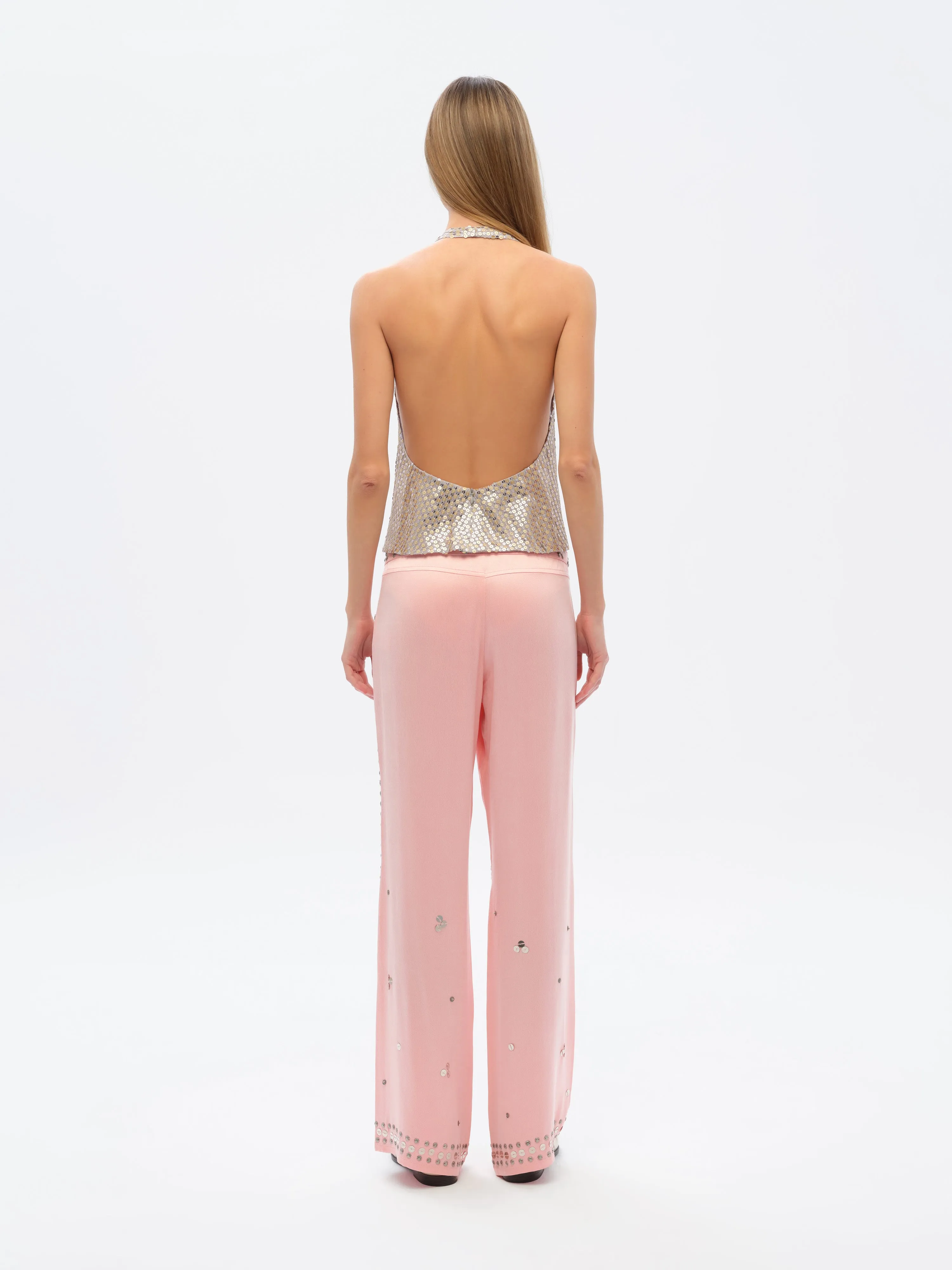 BRITY - Low-rise straight-leg embellished pants sold by Siedres product image thumbnail 3
