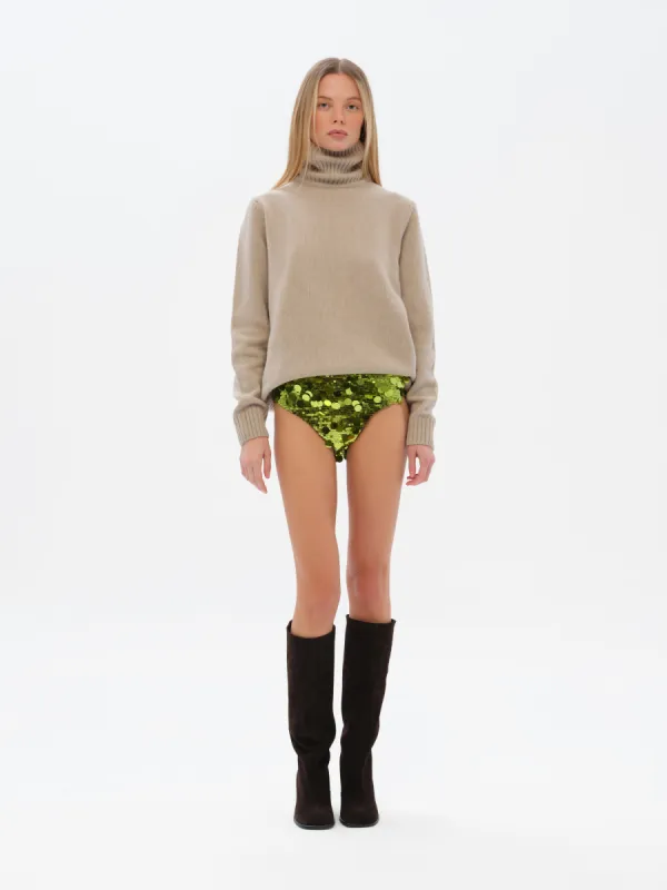 LONAS - Sequin-embellished mini briefs sold by Siedres