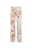 NEDI - Maison print straight-leg drawstring pants sold by Siedres