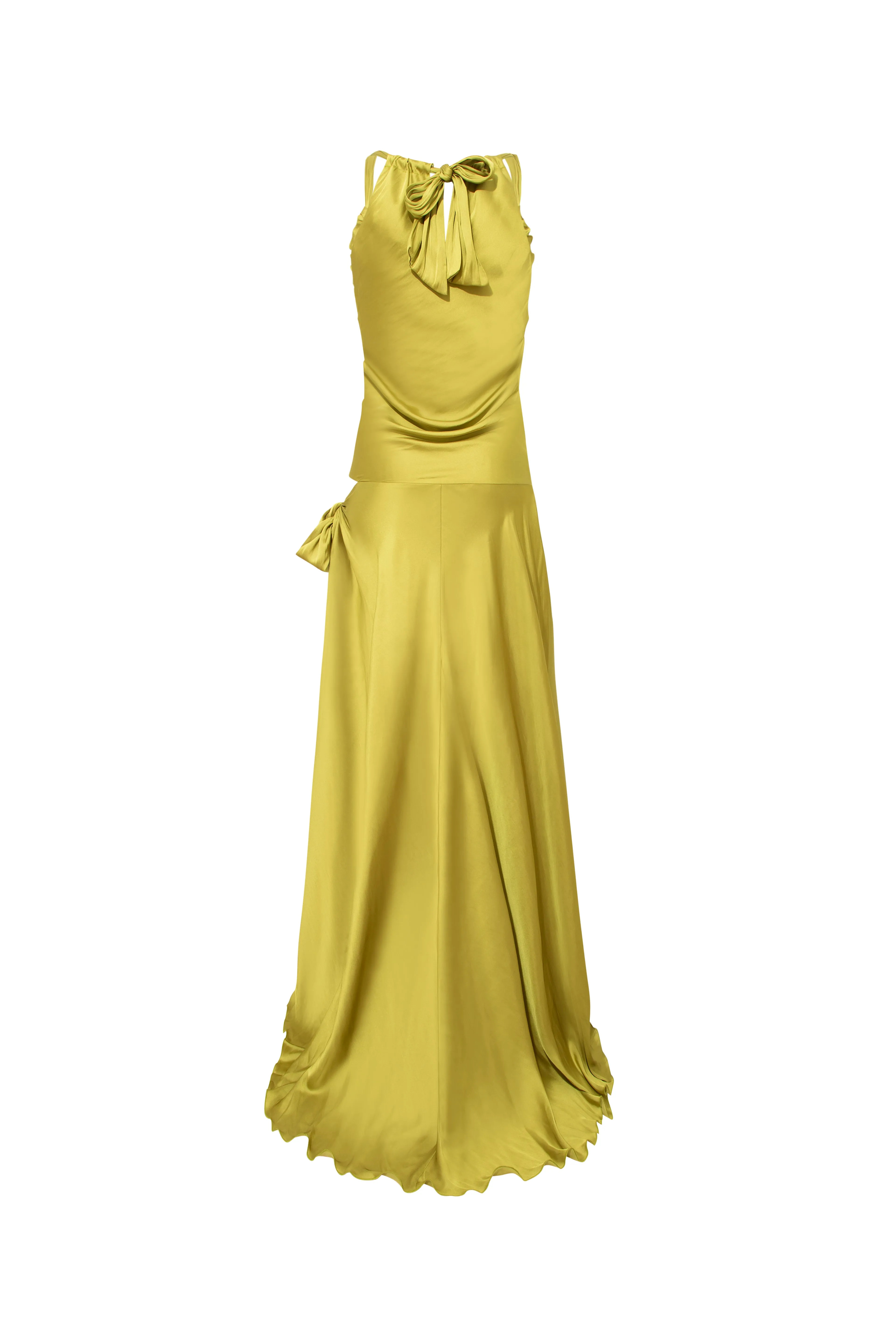 NESTA - Cut-out detailed draped maxi dress sold by Siedres product image thumbnail 4