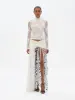 NIVES - Flower detailed mock neck top sold by Siedres