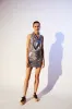 CALPE - Halter-neck shiny mini dress sold by Siedres