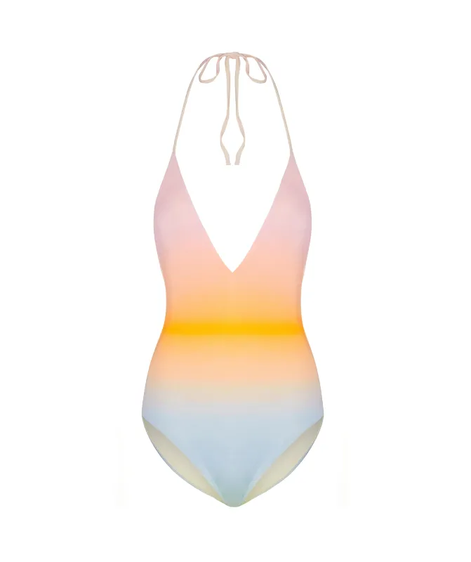 JAMI - Rainbow v-neck swimsuit sold by Siedres