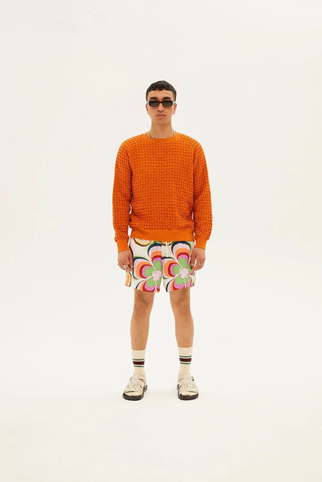 NONA - Flower printed swim shorts sold by Siedres product image thumbnail 3