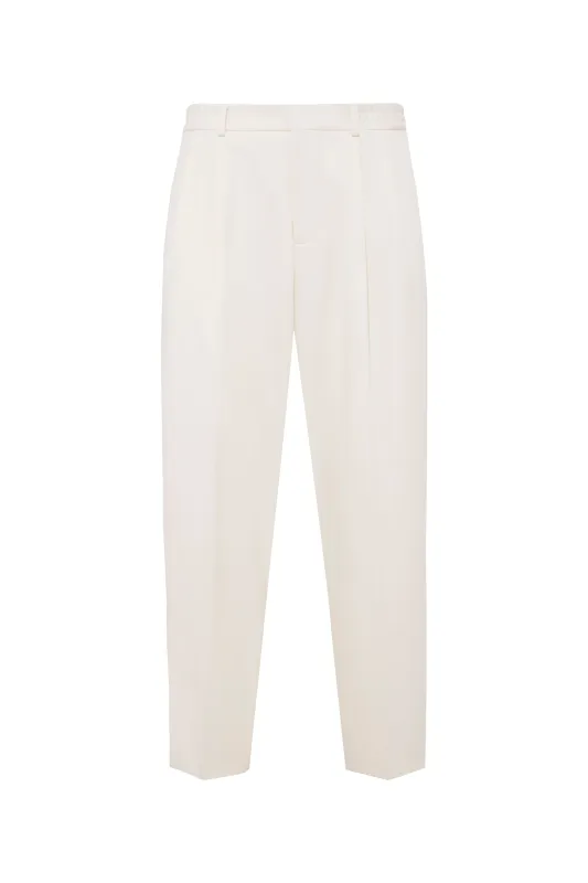 TYRON - Wide leg pleated trousers sold by Siedres