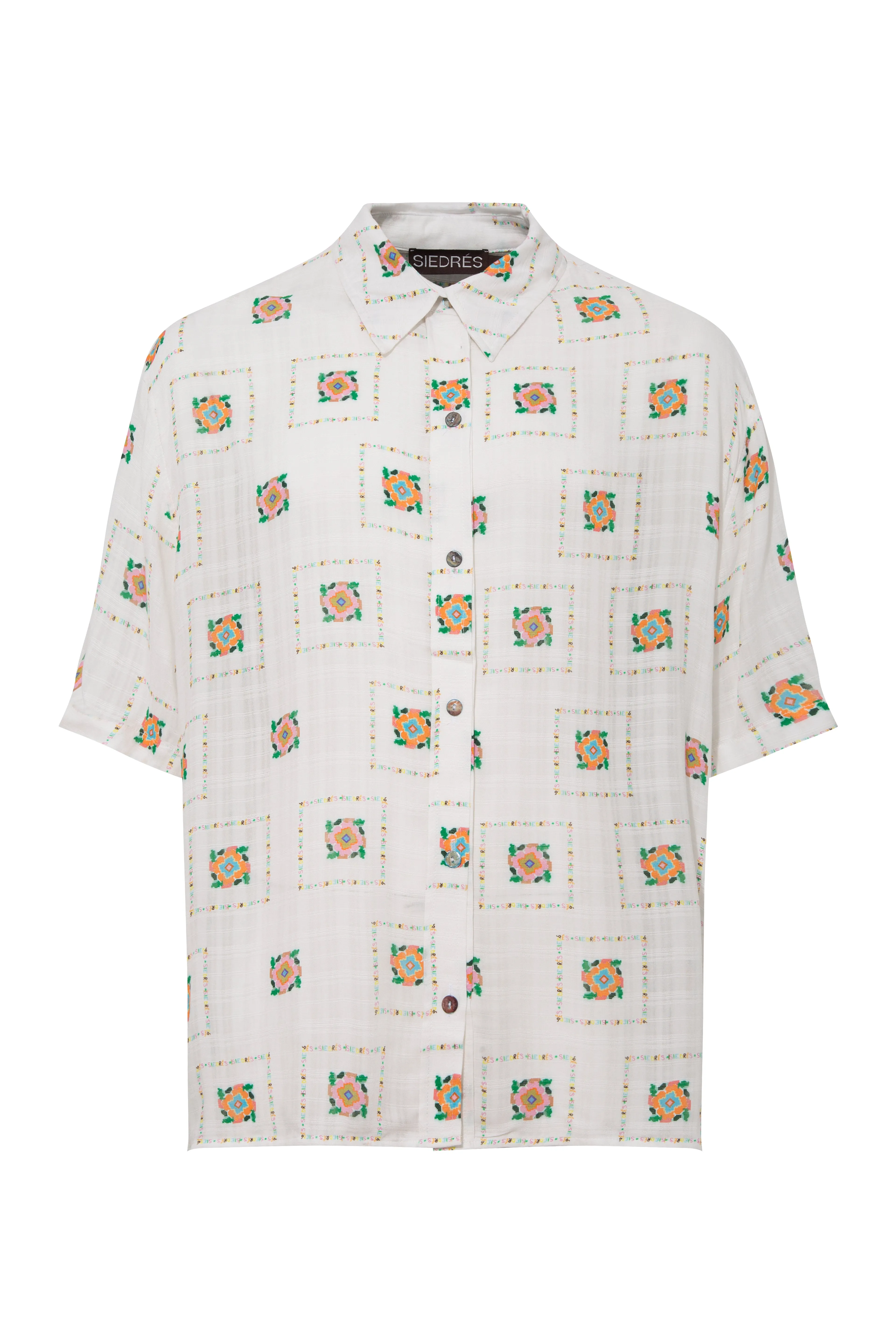 MARCO - Flowy short sleeve shirt sold by Siedres
