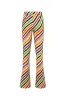 ISLA - Diagonal striped flare pants sold by Siedres