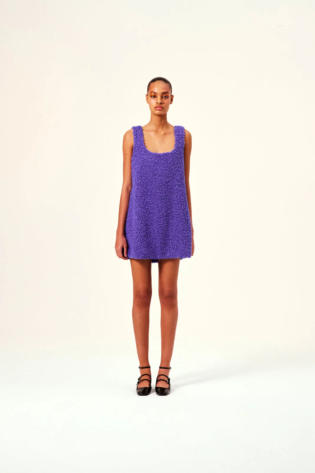 VALERIA - Mini dress in faux fur sold by Siedres product image thumbnail 3