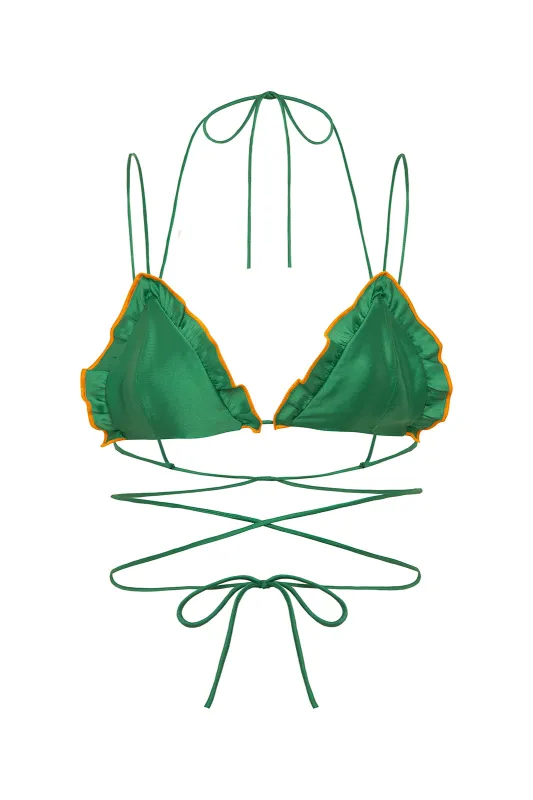 AVA - Bralette with contrast stitching sold by Siedres