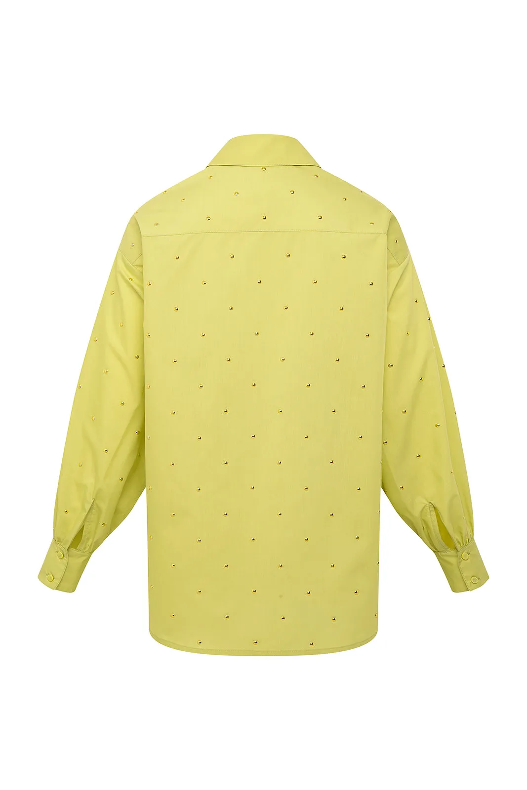 SENIA - Green studded shirt sold by Siedres product image thumbnail 2