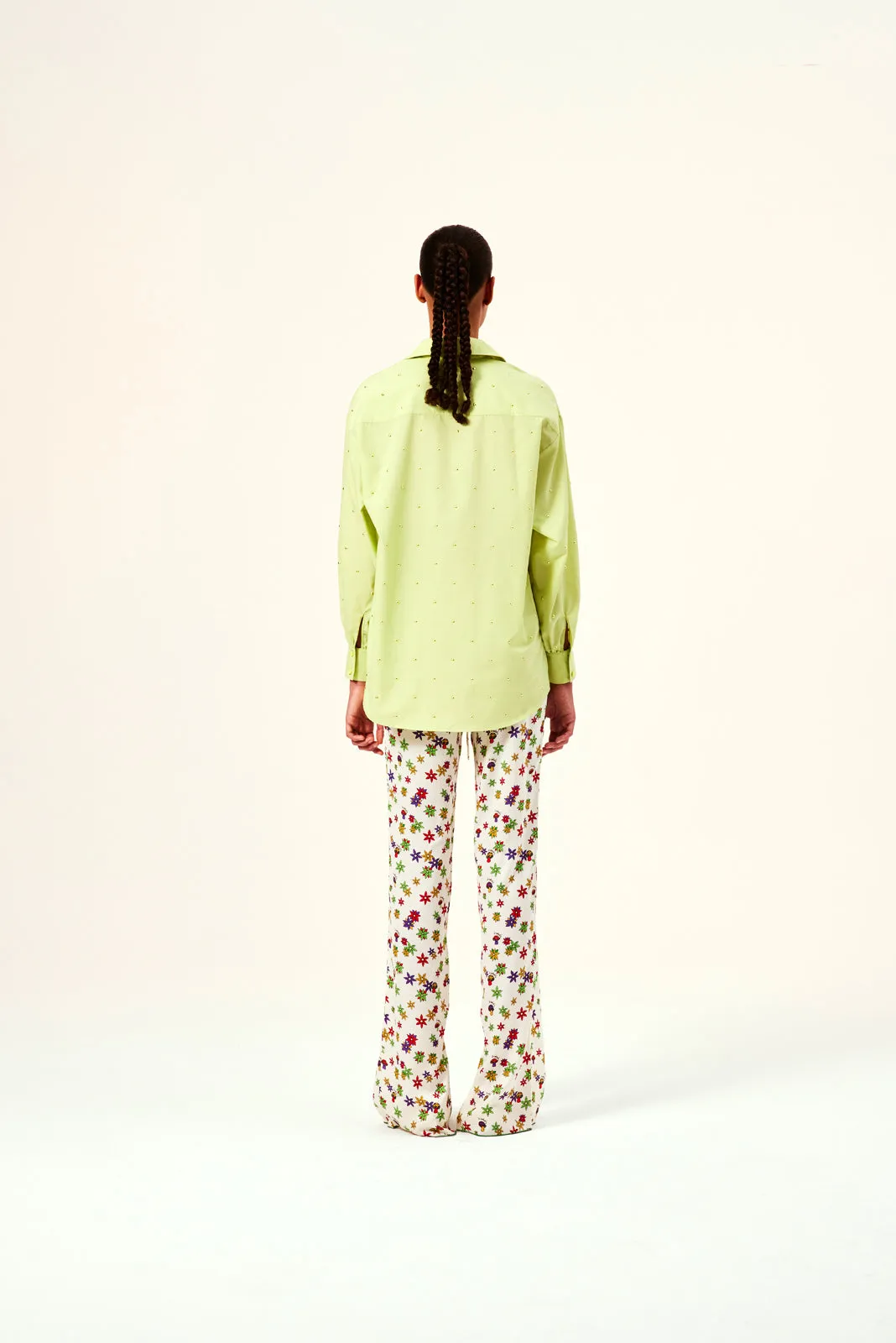 SENIA - Green studded shirt sold by Siedres product image thumbnail 5