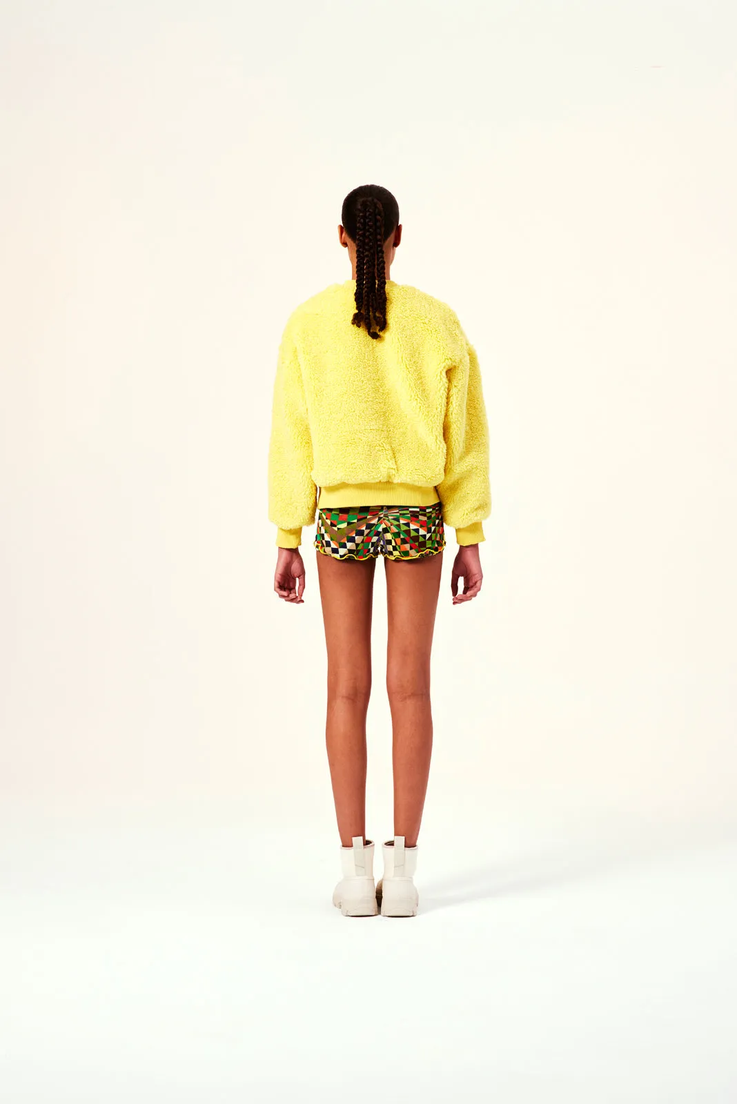 UMA - Gold beaded faux fur sweater sold by Siedres product image thumbnail 5