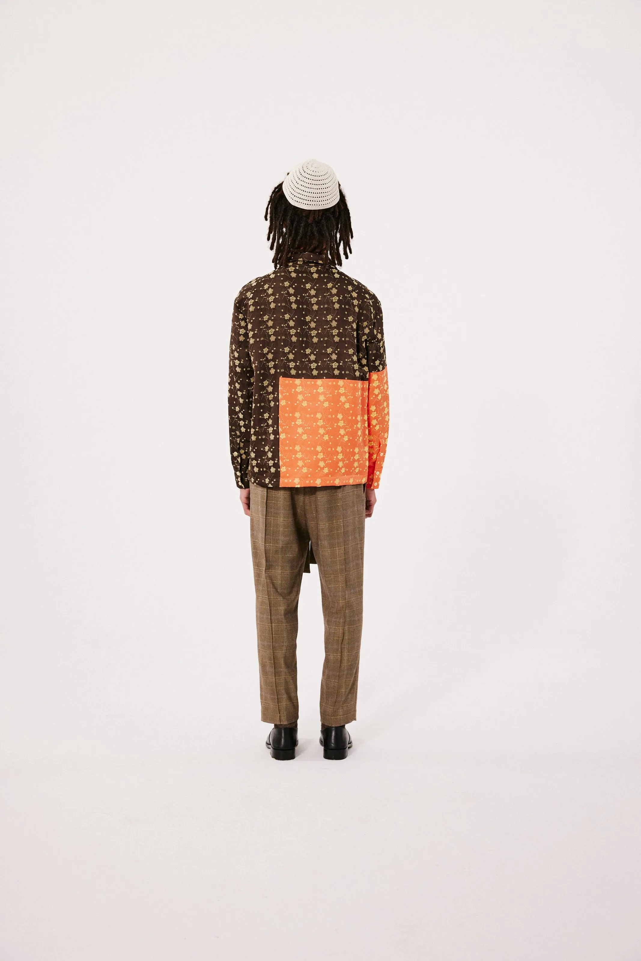 AIDEN - Resort collar shirt with contrast fabric sold by Siedres product image thumbnail 5