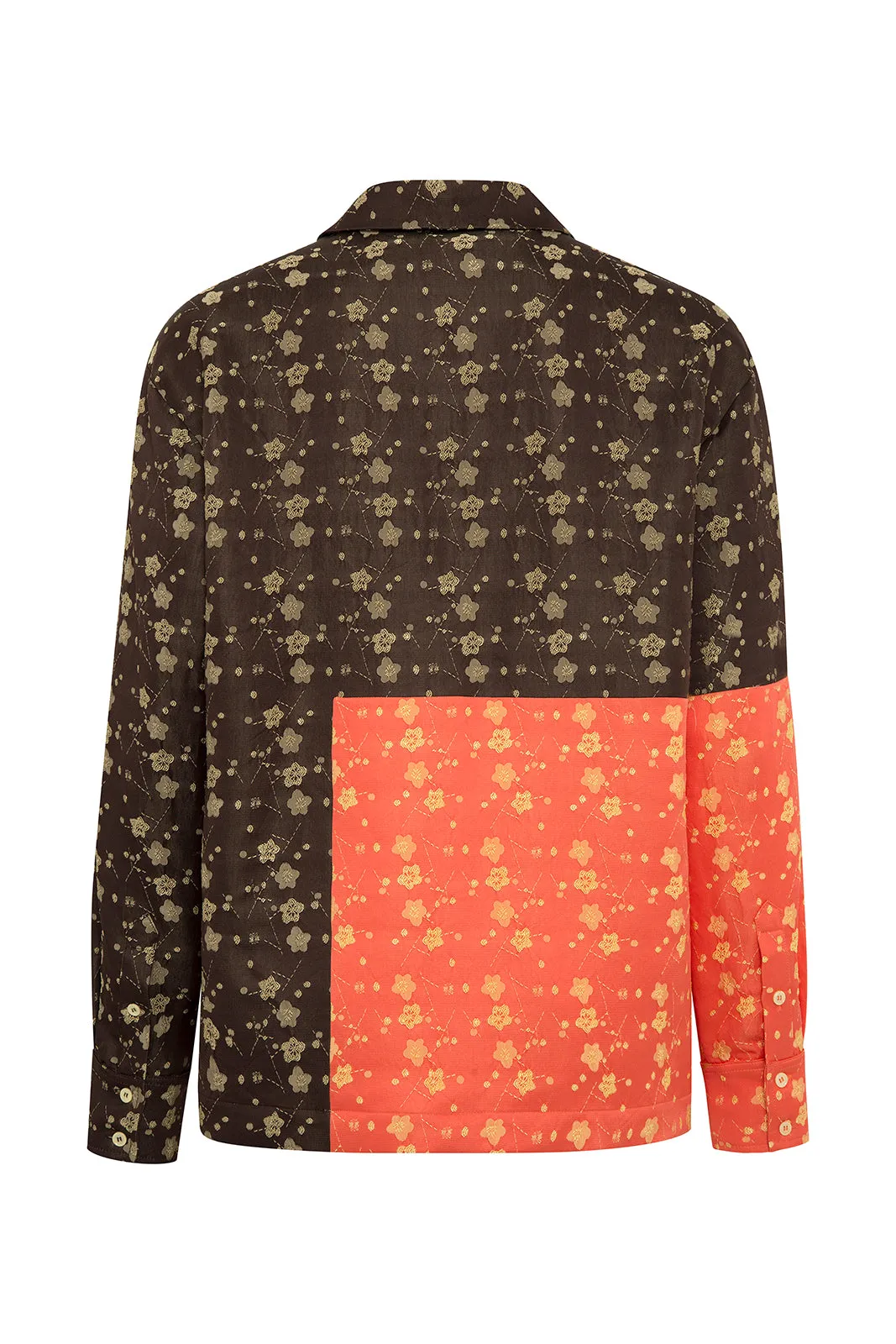 AIDEN - Resort collar shirt with contrast fabric sold by Siedres product image thumbnail 2