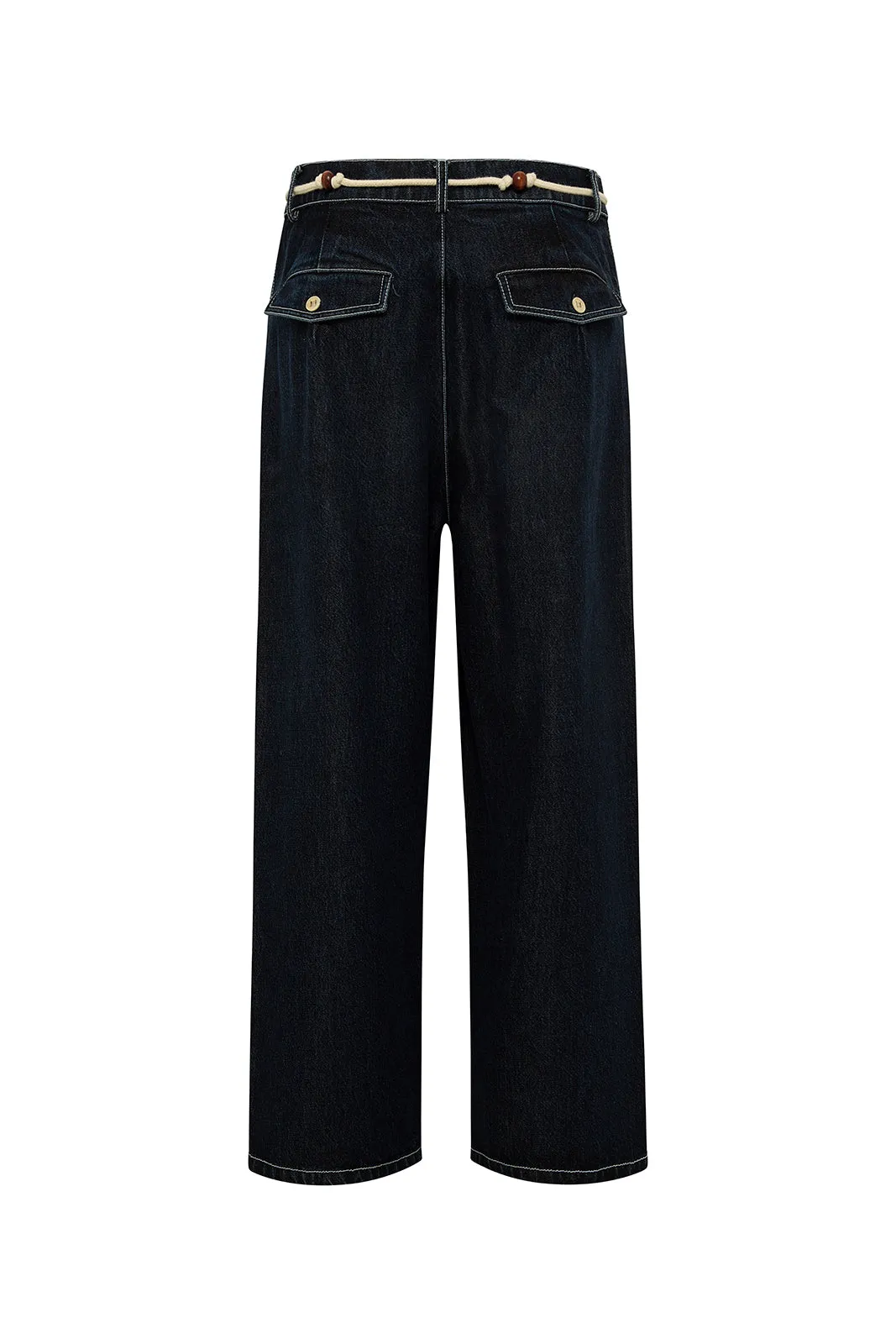 LEVI - Straight leg ankle length jeans with belt sold by Siedres product image thumbnail 2