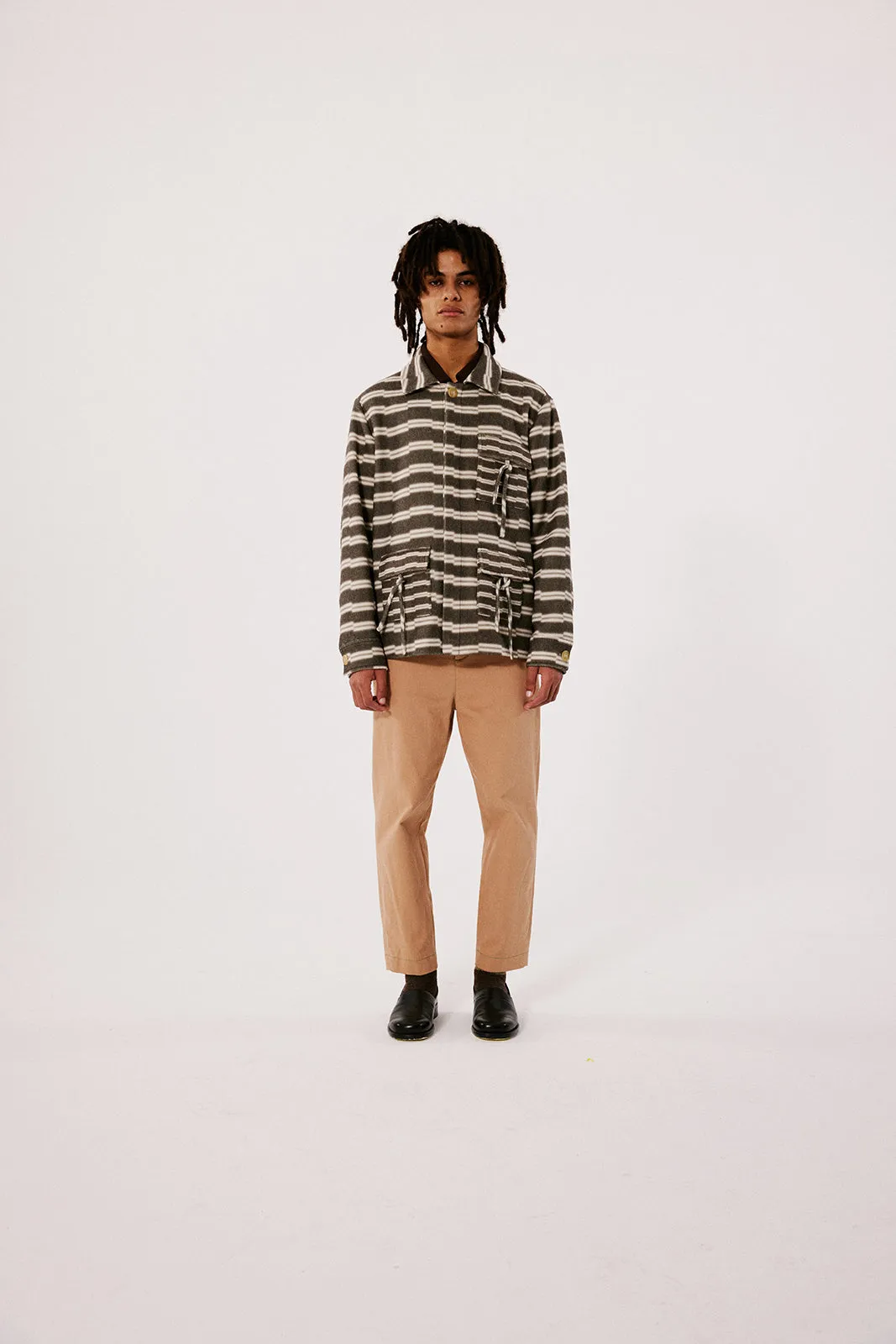 MOCHA - Printed wool-blend jacket sold by Siedres product image thumbnail 3