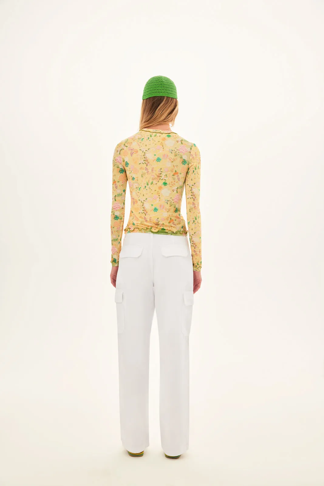 NITA - Floral printed knit top sold by Siedres product image thumbnail 5