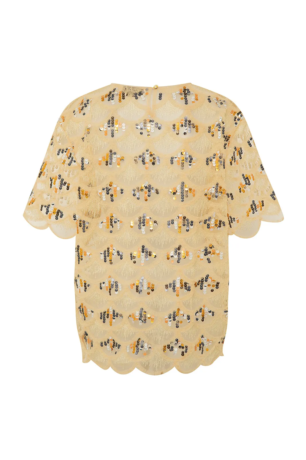 DARLA - Sequined transparent top sold by Siedres product image thumbnail 2