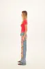 PATCH - Floral layered denim pants sold by Siedres