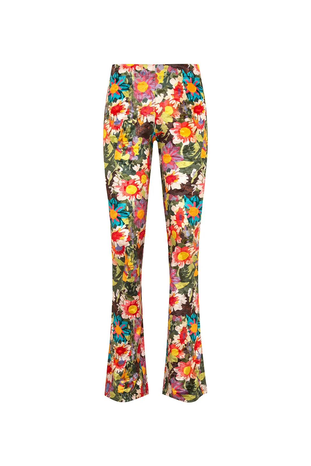 FLO - Floral velvet pants sold by Siedres