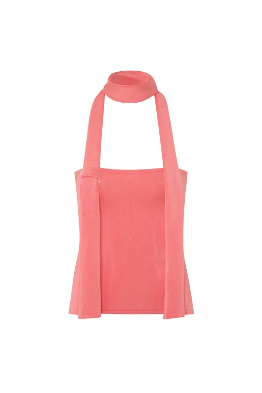 TIO -  Strapless top with scarf sold by Siedres