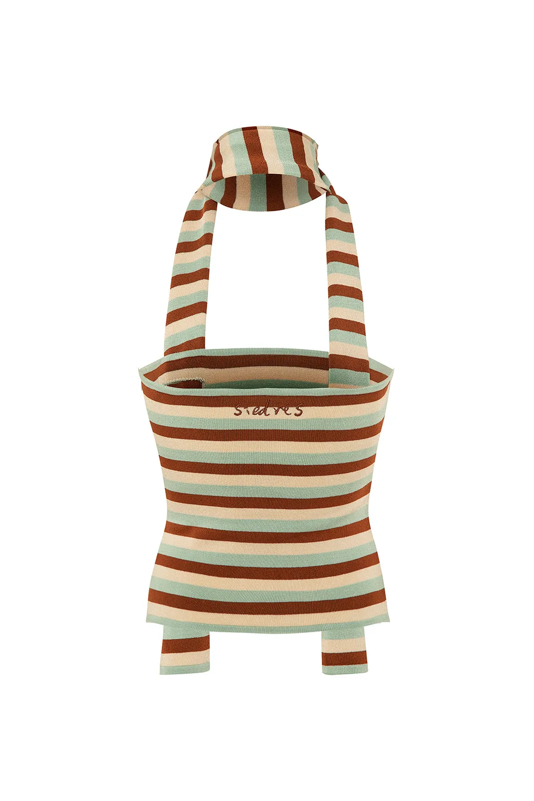 TIO - Striped strapless top with scarf sold by Siedres product image thumbnail 2