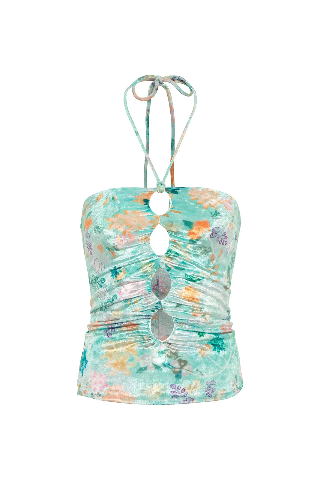 DAY - Cut-out strapless top with tie detail sold by Siedres