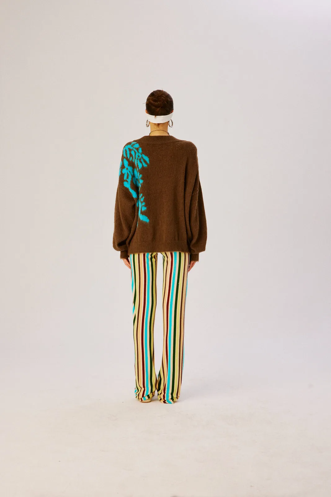 RESY - Cozy fit knit floral sweater sold by Siedres product image thumbnail 5