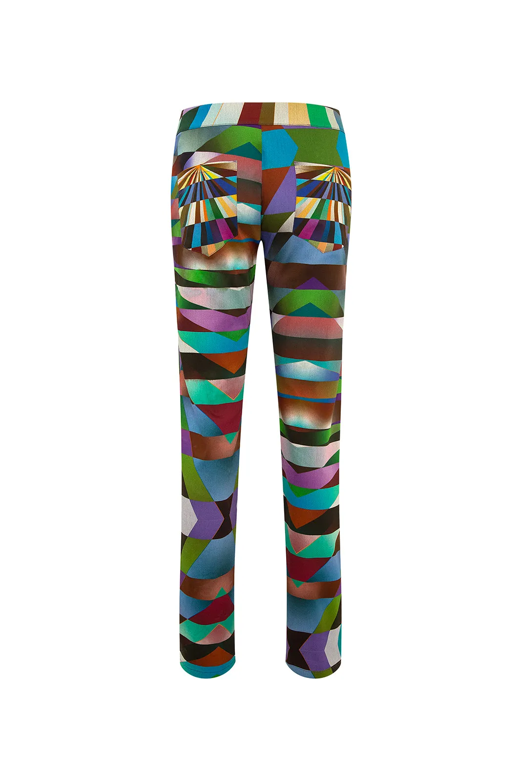 BERY - Kaleidoscope printed straight-leg pant sold by Siedres product image thumbnail 2