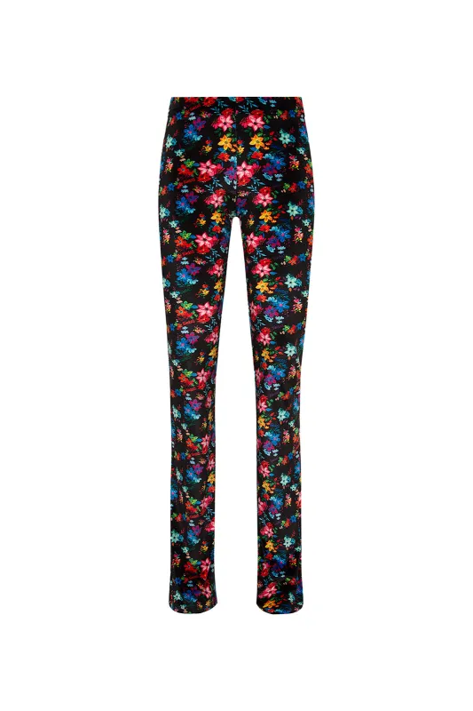 FLO - Floral printed low-rise pants sold by Siedres
