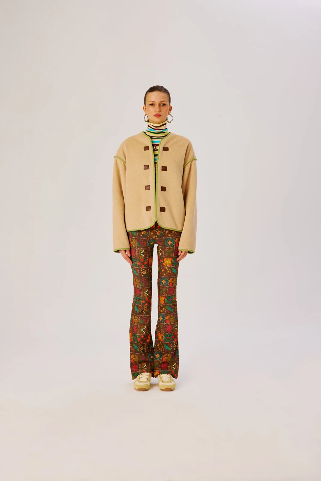 ISLA - Printed flare low-rise pants sold by Siedres product image thumbnail 3