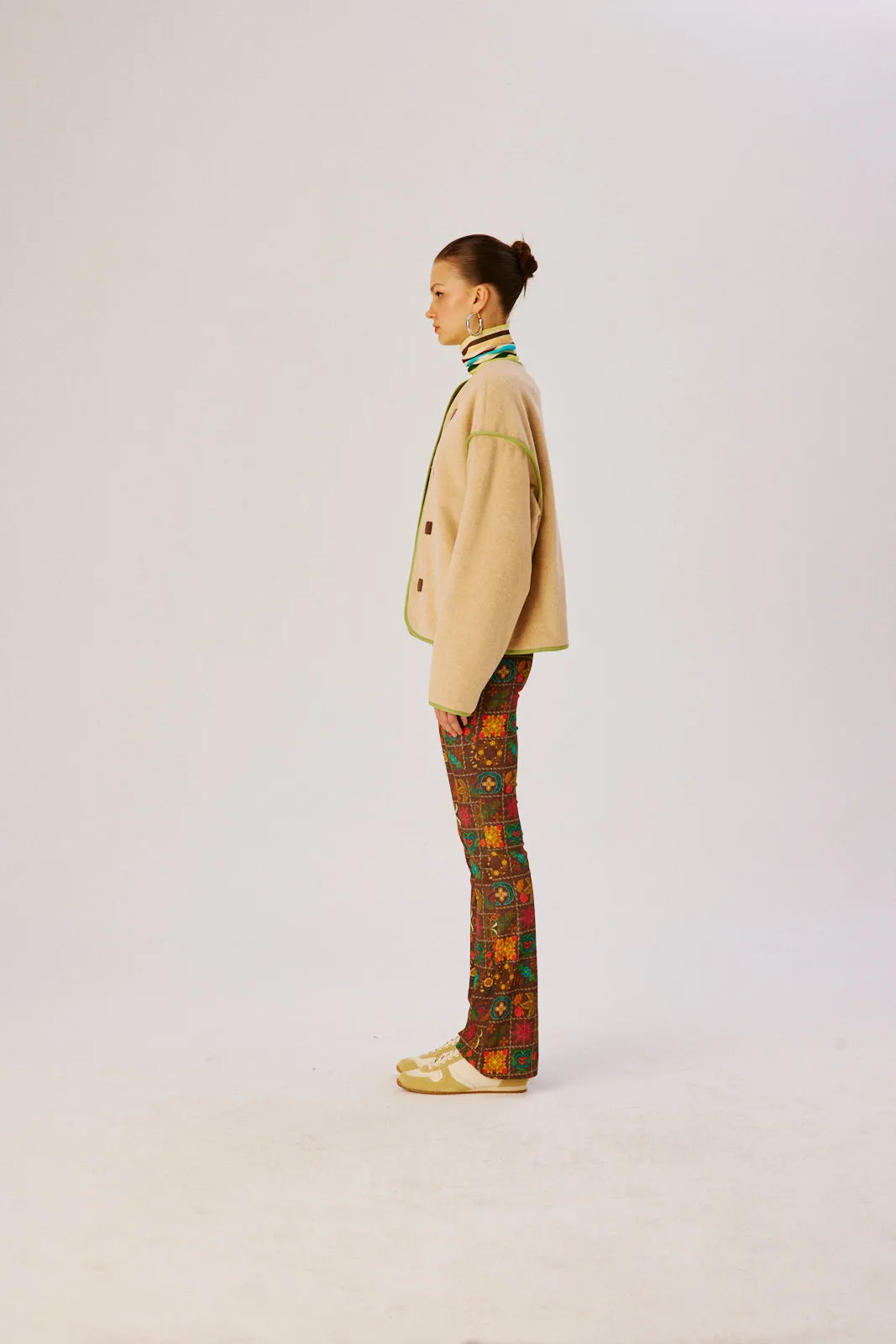 ISLA - Printed flare low-rise pants sold by Siedres product image thumbnail 4