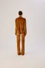 SELY - Contrast stitch detailed velvet pants sold by Siedres