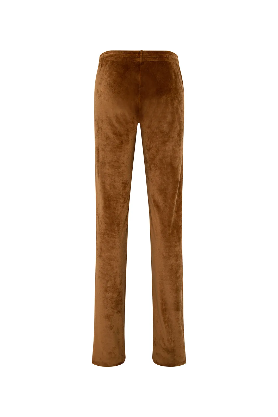 SELY - Contrast stitch detailed velvet pants sold by Siedres product image thumbnail 2
