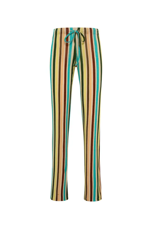 SELY - Stripe printed knit pants sold by Siedres