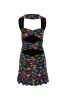 NICCI - Cut-out detail pleated mini dress sold by Siedres