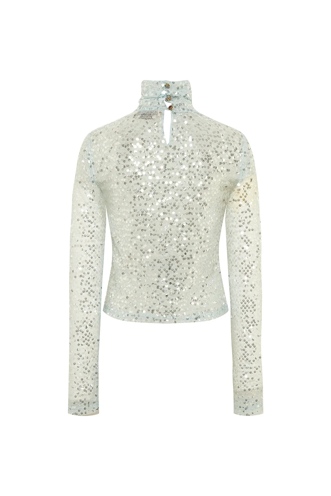 CODY - Sequin turtle neck top sold by Siedres product image thumbnail 2