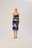 HARLIN - Front-tie detail jacquard top sold by Siedres