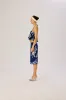 HARLIN - Front-tie detail jacquard top sold by Siedres