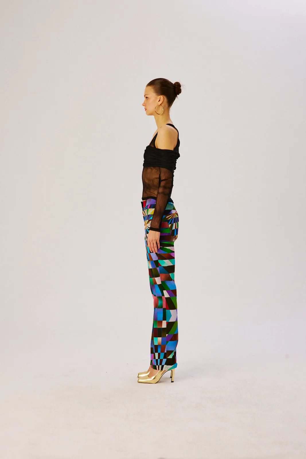 LILLE - Layered long-sleeve sheer top sold by Siedres product image thumbnail 4