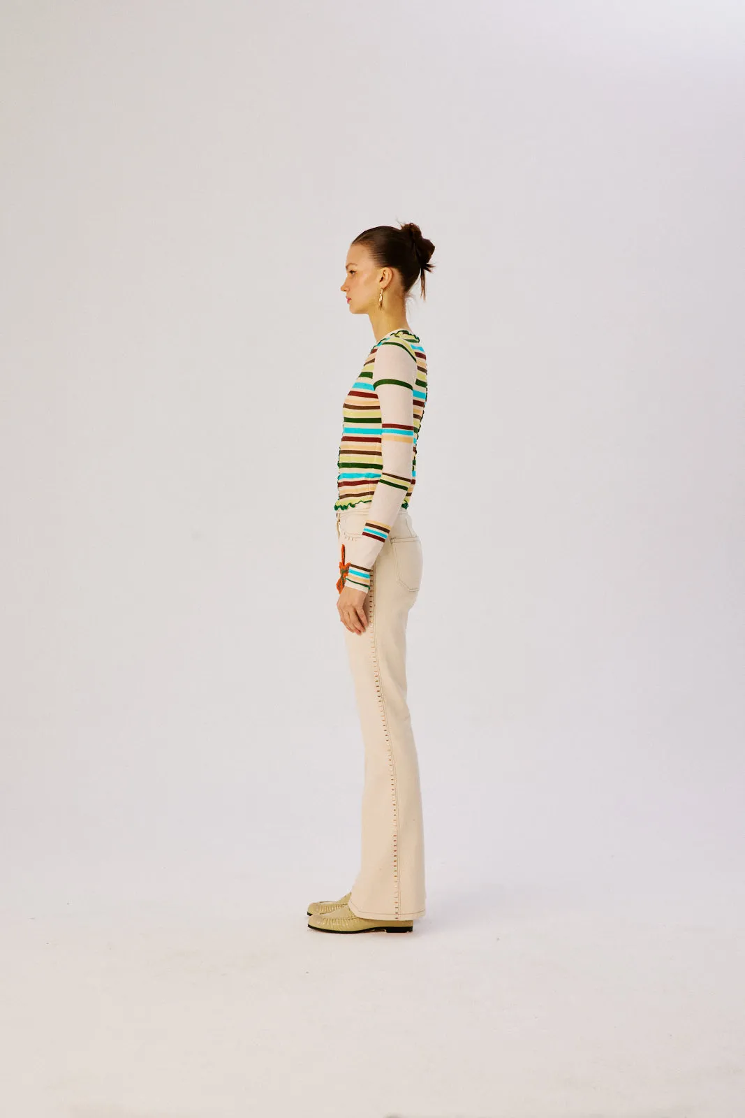 NITA - Multi printed patchwork knit top sold by Siedres product image thumbnail 4