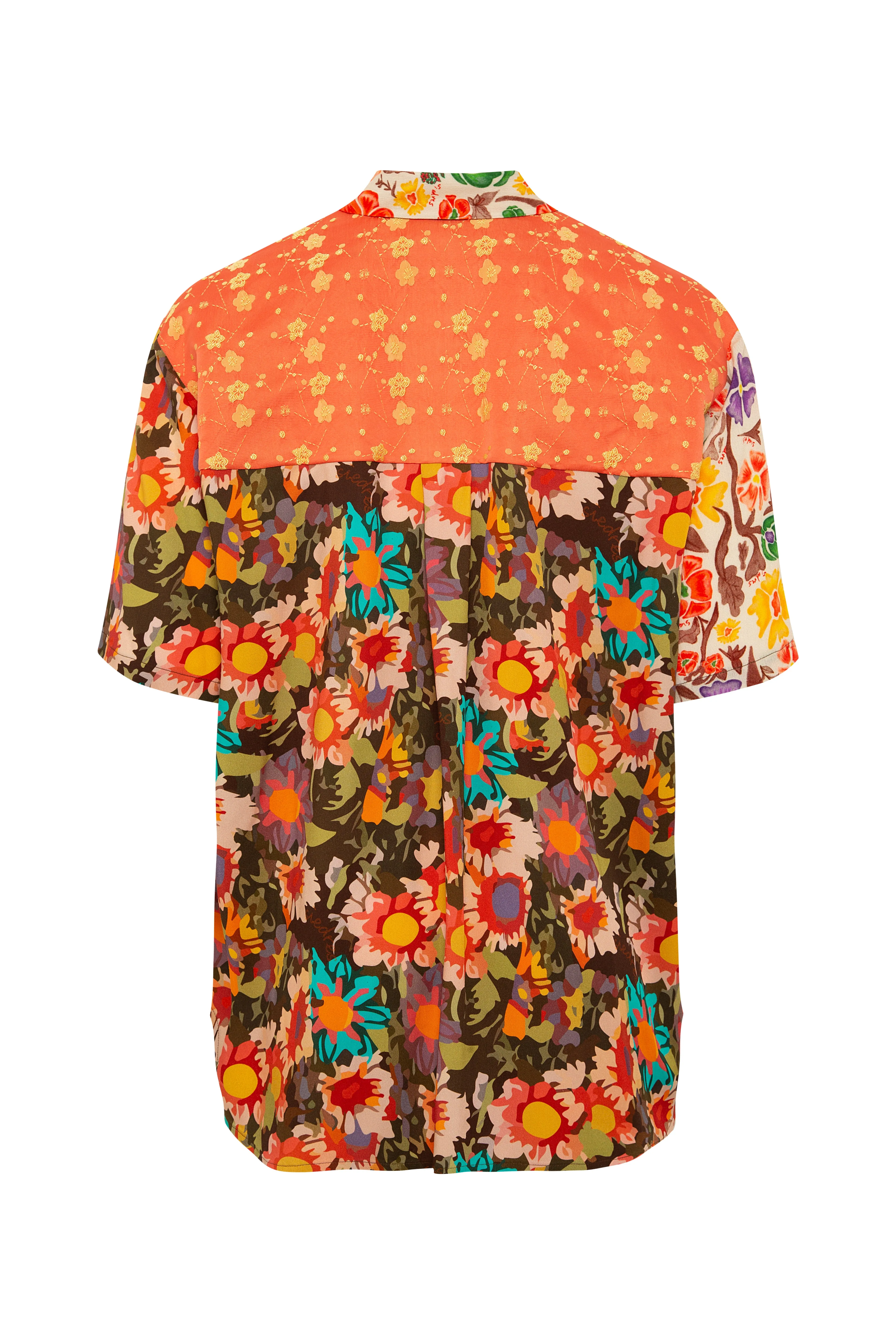 PAUL - Printed patchwork short sleeve shirt sold by Siedres product image thumbnail 2