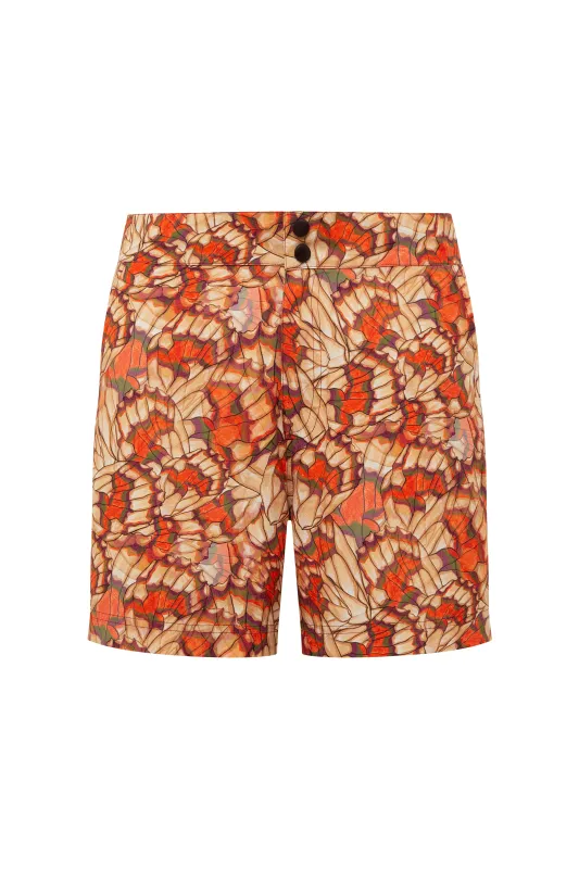 BORA - Slim-fit short-length printed swim shorts sold by Siedres