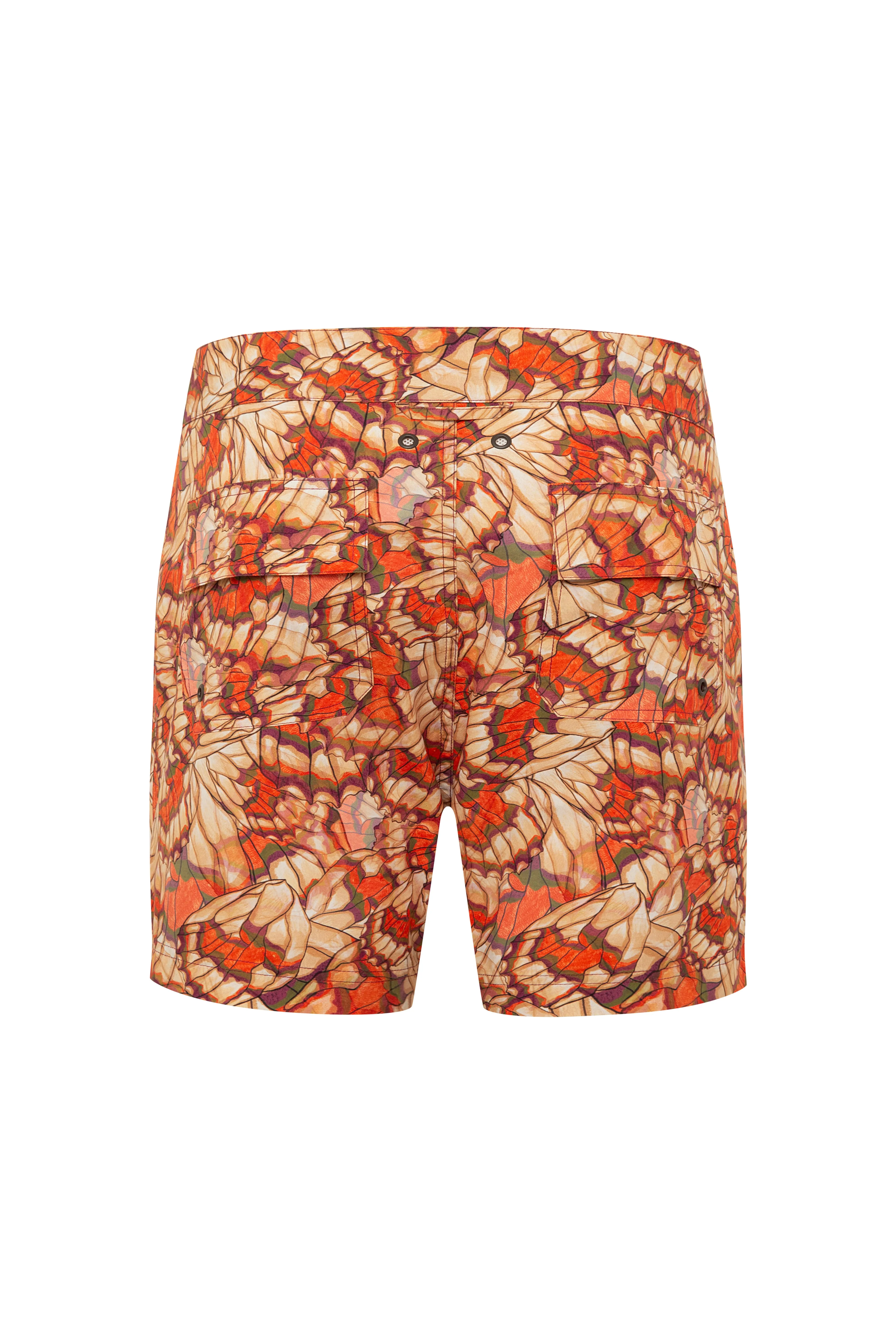 BORA - Slim-fit short-length printed swim shorts sold by Siedres product image thumbnail 2